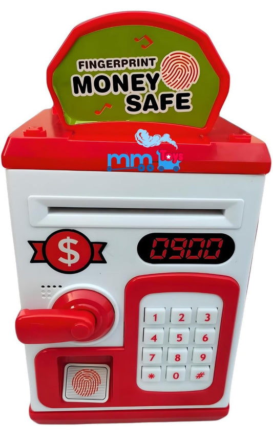 Money Safe Piggy Bank Toy for Kids and Adults - Gullak Money Safe with Number Password and Touch Sensor - Money Saving Mini ATM Toy with Lights and Sound (Multicolor)