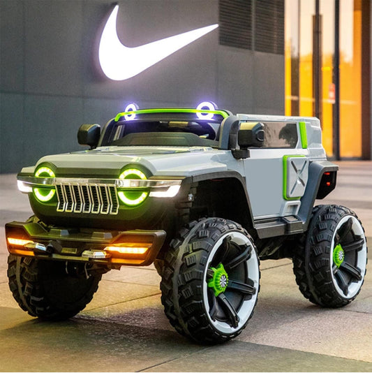 Rechargeable Battery Operated Jeep for Kids,Cars with Light & Music | Ride on Toy Baby Big Battery Car | Electric Jeep for Kids to Drive 2 to 7 Years Boy Girl (Grey)